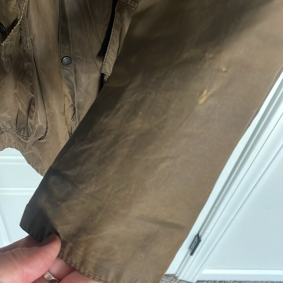 Barbour Classic Durham Waxed Jacket Size 46 Pre-Owned - Picture 13 of 16